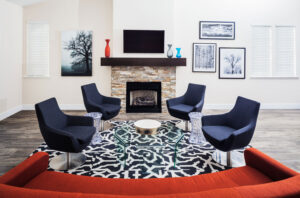 Multi-Family Design - Hidden Grove, fireplace